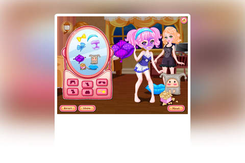 Girls Pajamas Night Dressup screenshot 4