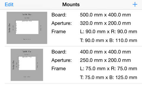 Mount Board Calculator screenshot 2