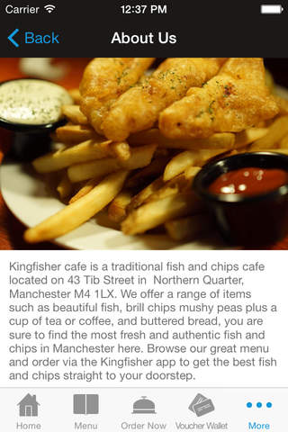 Kingfisher Fish and Chips Manchester screenshot 2