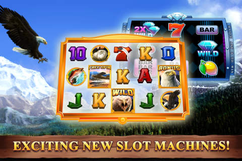 Liberty Wild Eagle Slots Casino: The Progressive American Way of Jackpot Bonus Slot Machines! screenshot 2