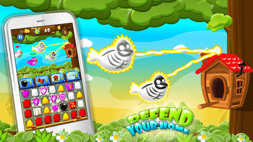 【免費遊戲App】Bad Bad Birds - Puzzle Defense Gold: Innovative Cartoon Game for Everyone-APP點子