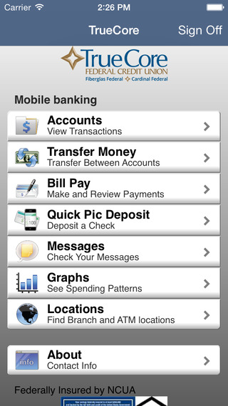 TrueCore FCU Mobile Banking