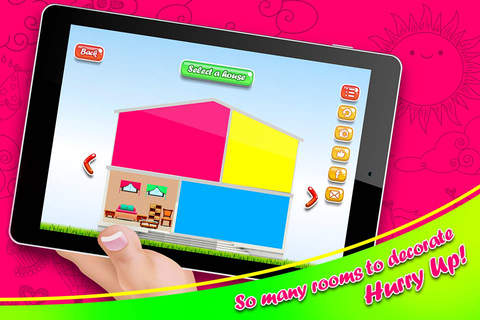 Princess Mia's Doll house - Free Decorate, Design and furnish fantasy home game for little baby girls screenshot 4