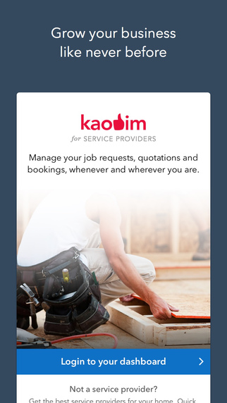 Kaodim Pro For Service Providers