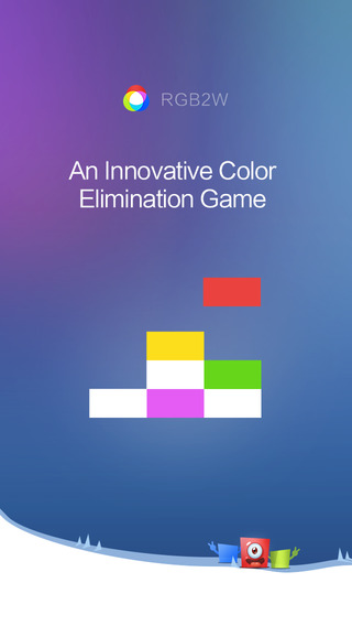 RGB2W -- An innovative color elimination game