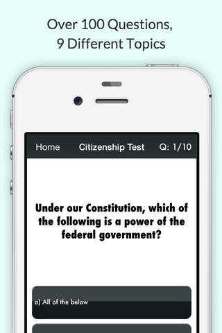 US Citizenship Test (USCIS) screenshot 2