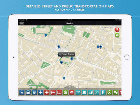 【免費旅遊App】Munich Travel Guide with Offline City Street and Metro Maps-APP點子