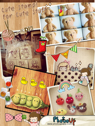 【免費攝影App】RibbonCamera  by PhotoUp - Cute Stamps Frame Filter photo decoration app-APP點子