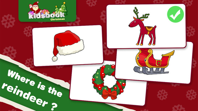 KidsBook: Christmas - HD Flash Card Game Design for Kids