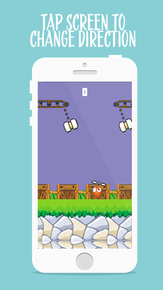 【免費遊戲App】ZigZag Copters Tap-APP點子