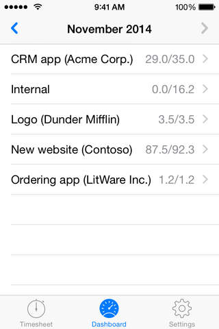 Kron - time tracking app screenshot 3