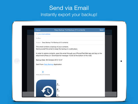 【免費生產應用App】Easy Backup - My Contacts Backup Assistant for iCloud, Google, Gmail & Yahoo contacts-APP點子