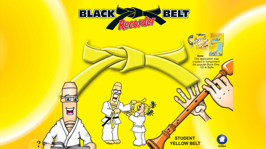 Black Belt Recorder Yellow All