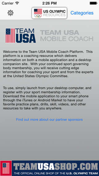 Team USA Mobile Coach