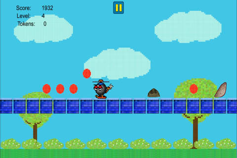 Bouncing Ball Heli-Copter - Tap To Jump Through The Impossible Road PRO screenshot 2
