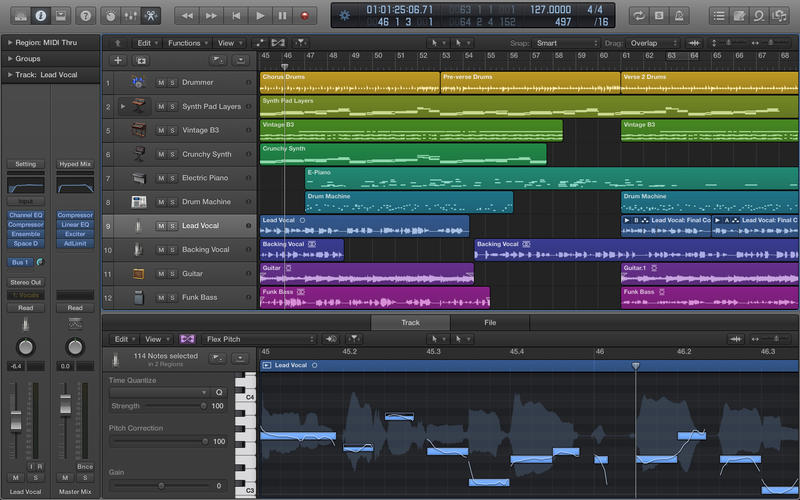 音乐制作 Logic Pro X Mac 破解版 最专业强大的音乐制作软件-麦氪派