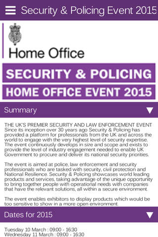 Security & Policing 2015 screenshot 2