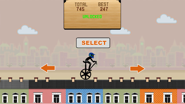 Skyline Dash Bicycle Stampede ---- a racing game about 2 raider to sprint and run on the Rooftops