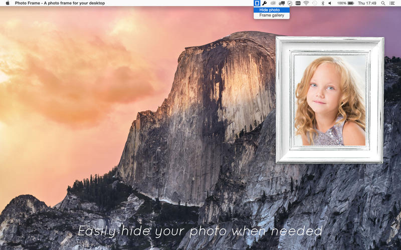 Photo Frame - A photo frame for your desktop screenshot 3
