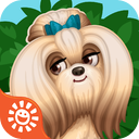 Pet Park – Rescue and collect pets and animals:  Play free fun family dog and cat game mobile app icon