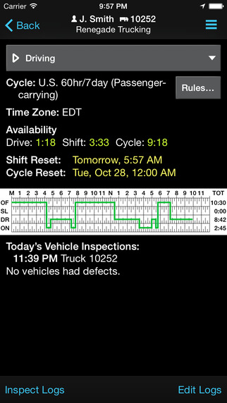 【免費商業App】BigRoad Free Truck Driver Log Book-APP點子