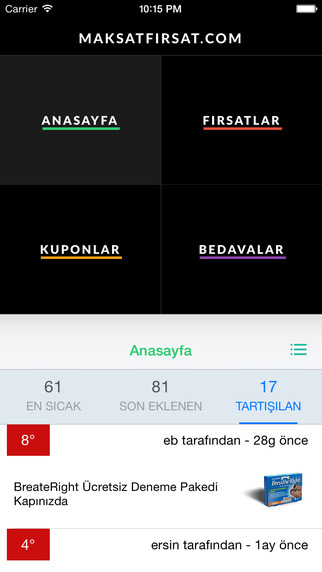 免費下載生活APP|MaksatFırsat - Sıcak Fırsatlar Cebinize Geldi app開箱文|APP開箱王