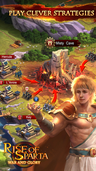 【免費遊戲App】Rise of Sparta: War and Glory-APP點子