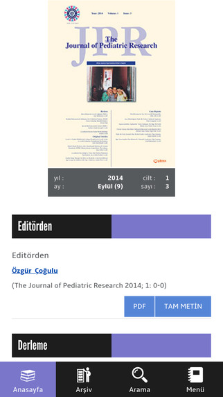 JPR - The Journal of Pediatric Research