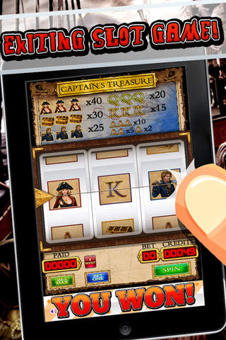 Age Of Pirates Slot - Crazy Casino Treasure Jackpot screenshot 2