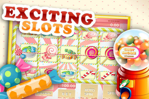 AAA Aace Candy Sweet Slots Pro - Best  Vitamin Slot Casino Games screenshot 2