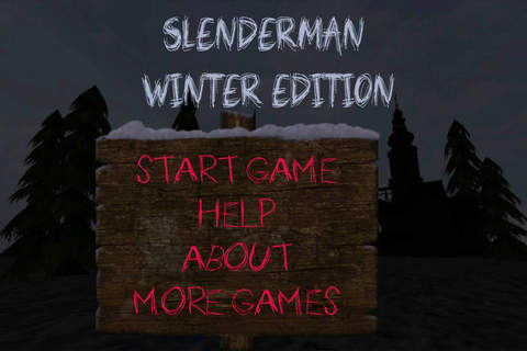 SlenderMan: Winter Edition screenshot 2