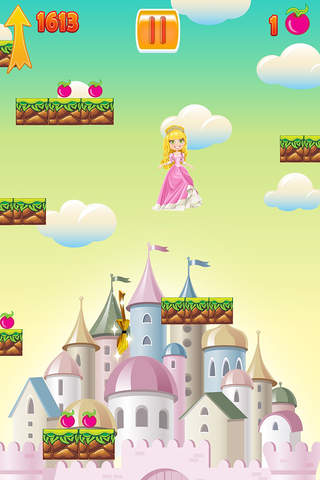 A Princess Mega Bounce Escape - Fairy Castle Run Free screenshot 2