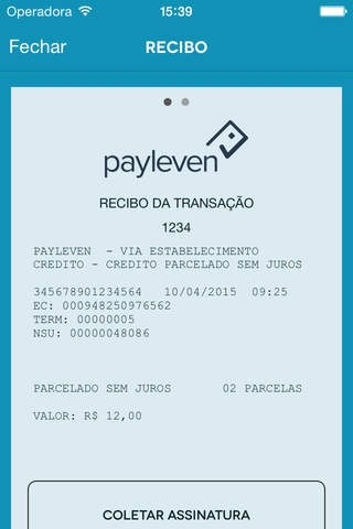 payleven Chip&Senha screenshot 3