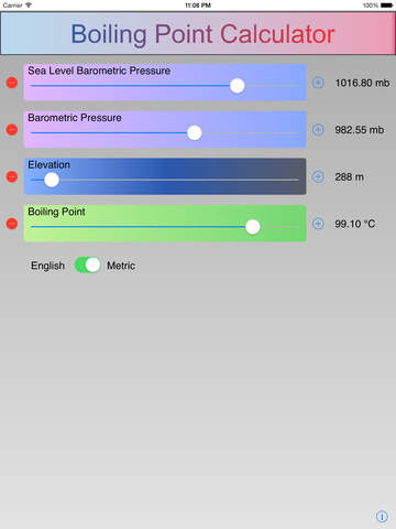 【免費天氣App】Boiling Point Calculator-APP點子