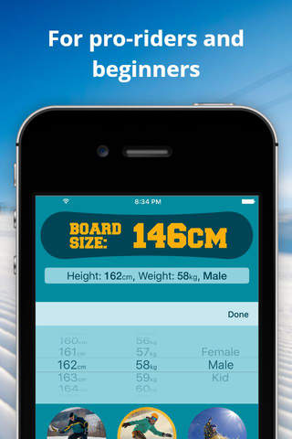 BoardSizer - Snowboard Size Calculator screenshot 2