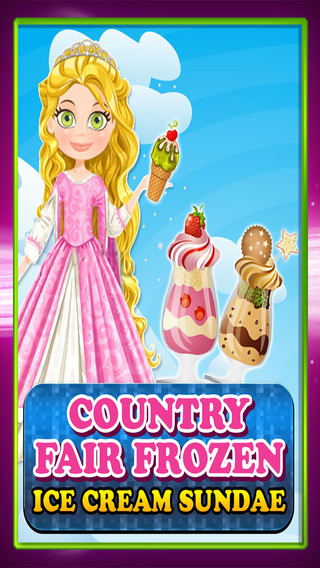 Country Fair Frozen Ice-Cream Sundae Maker : Caramel and Chocolate Sprinkle Delight FREE