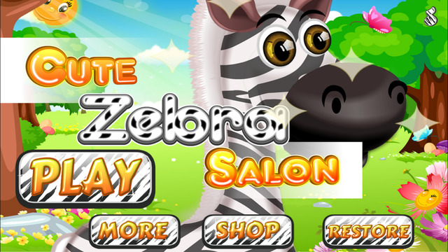 Cute Zebra Salon