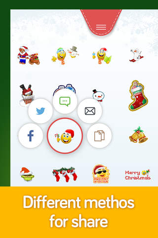 Emoji for Christmas 2016 Pro- Animated Emoticons for Messenger screenshot 3