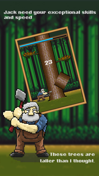 Lumberjack Timberman Challenge