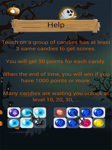 Candy Halloween Touch HD screenshot 4