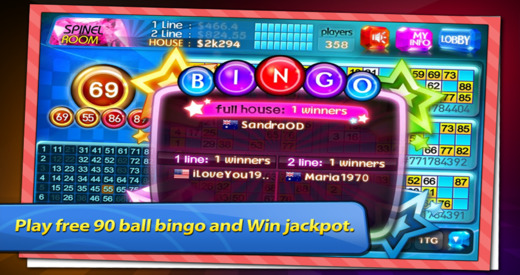 【免費遊戲App】Bingo 90 Live HD plus FREE slots-APP點子