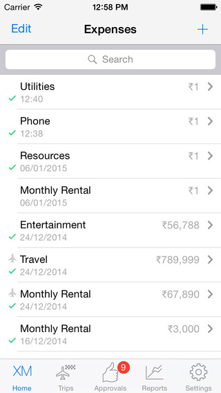 XpenseManager - Expense Reports Receipts Trip Reports