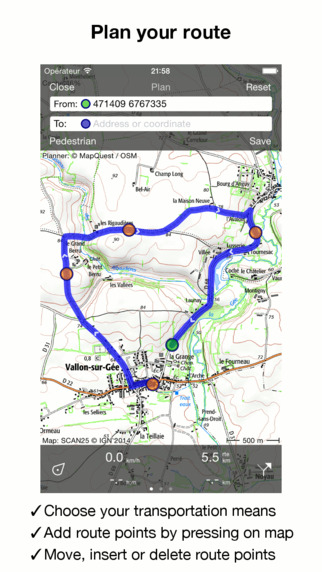 【免費交通運輸App】Topo GPS France-APP點子