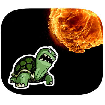 Turtles vs Fires - Skip the fire to protect turtle LOGO-APP點子