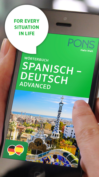 Dictionary Spanish - German ADVANCED by PONS