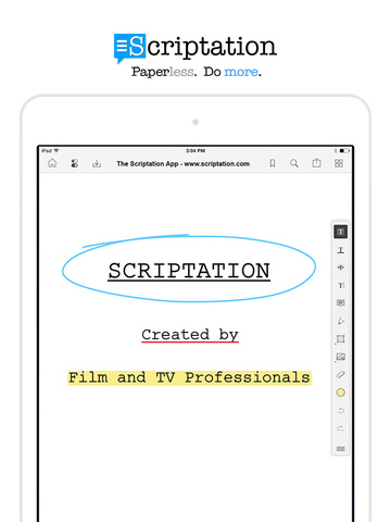 Scriptation - PDF Annotator for Film and Television Production