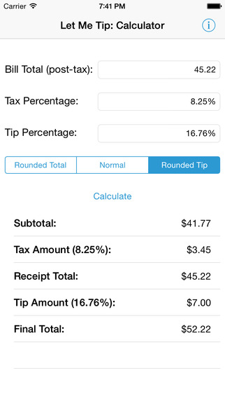 【免費工具App】Let Me Tip: Calculator-APP點子