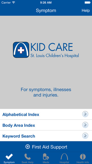 【免費健康App】Kid Care - from St. Louis Children's Hospital-APP點子