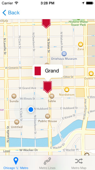 【免費旅遊App】Chicago 'L' - Metro Map-APP點子