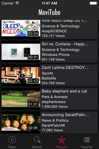 MoviTube For Youtube Free Music screenshot 3